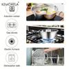 4-in-1 Stainless Steel Multifunctional Basin with Lid Airtight Rice Washer Drain Colander Ginger & Cheese Grater Cooking Tools