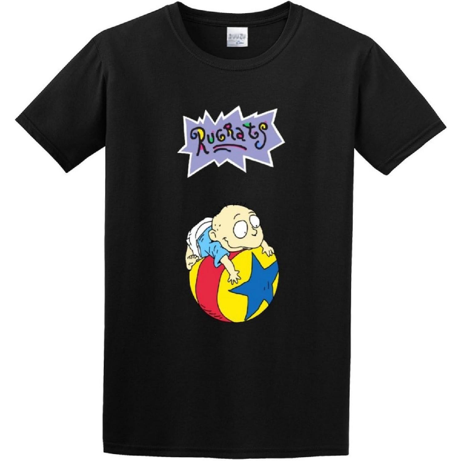 NUO FEI Rugrats Pre Cotton T-Shirt Black S