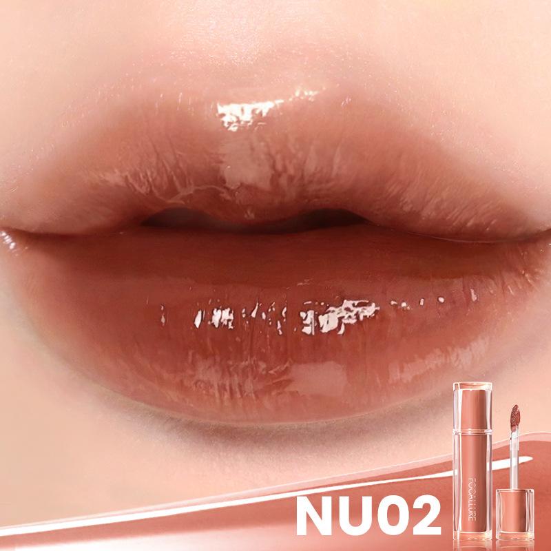 

JYL FOCLARURE 8-color mirror lip dye L10 #NU02 тілесний