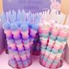 1 Pcs Random Color Creative Modeling Personality Gel Pen Small Fresh Cartoon School Rabbit Sweet Cute Office Stationery