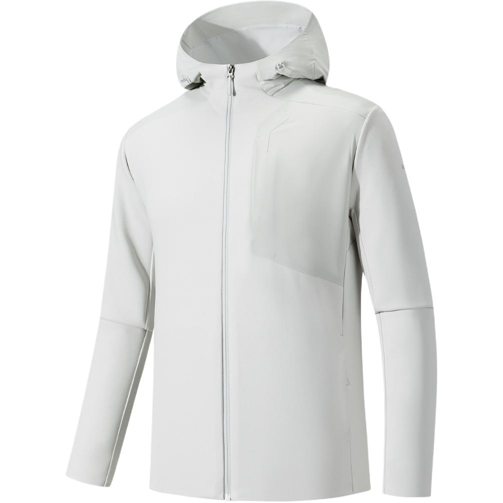 

Anta Champion Travel Series Sports Minimalist Solid Color Hooded Zipper Comfortable Versatile Loose Jacket Men Jacket 152530711-1 M