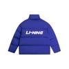 LiNing Logo Casual Sports Down Jacket Unisex Outerwear Dark-Blue AYMS337-3