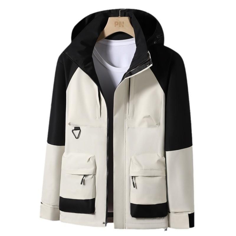 New Outdoor Jacket for Men's Autumn and Winter New American Windproof Jacket for Men and Women's Hooded Jacket