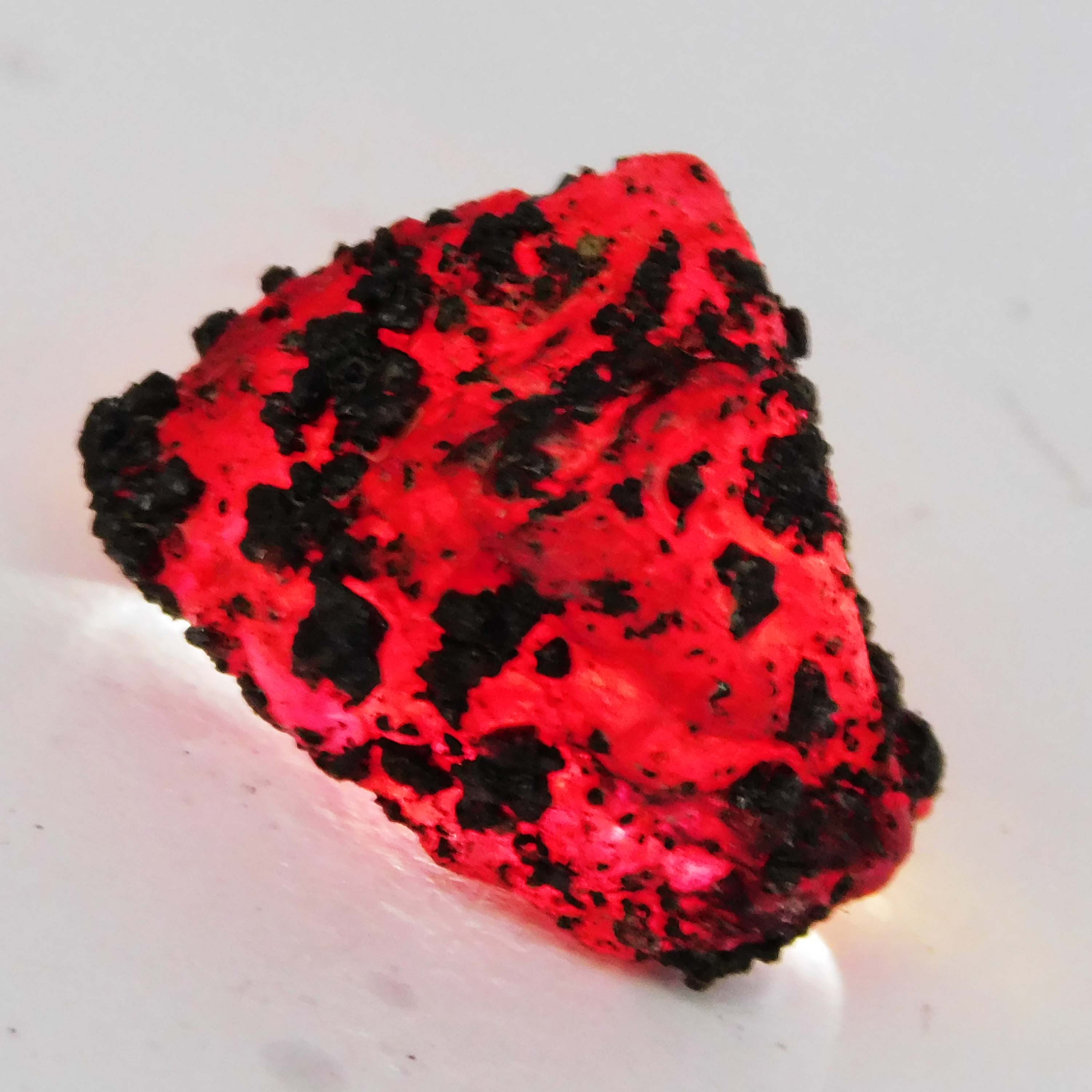 

79 Ct Earth Mined CERTIFIED Natural Red Ruby Huge Rough Loose Gemstone A-5579 27.1 mm approx червоний