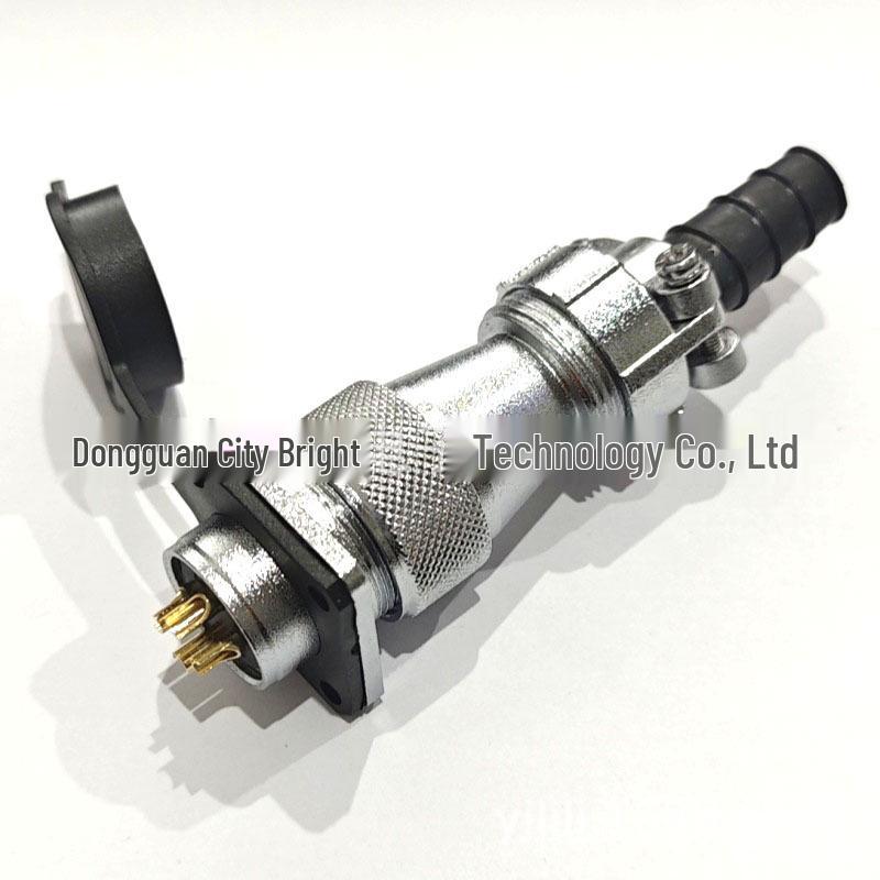 Yili WF24 Male-Female M24 Waterproof Square Flange Aviation Socket Connector