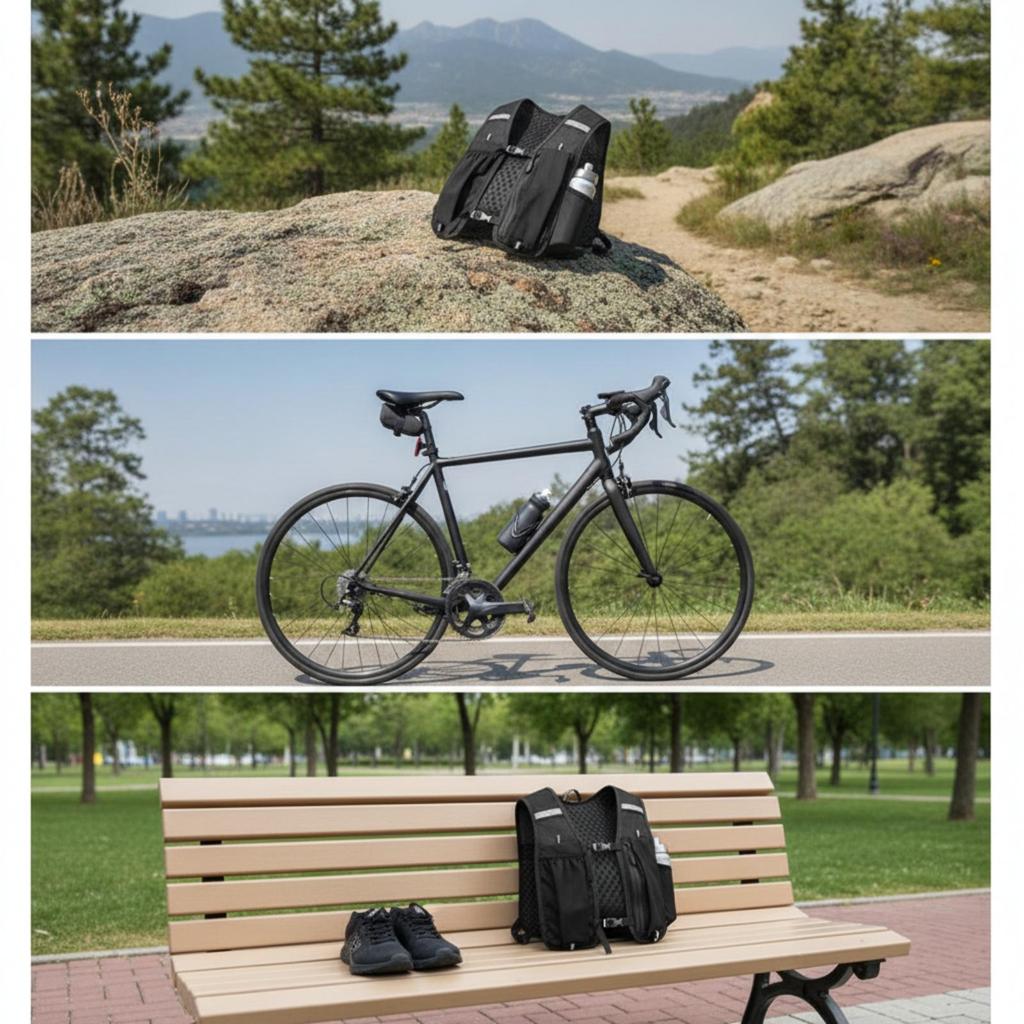 Running Backpack Slim Vest Ergonomic for Cycling, Hikers