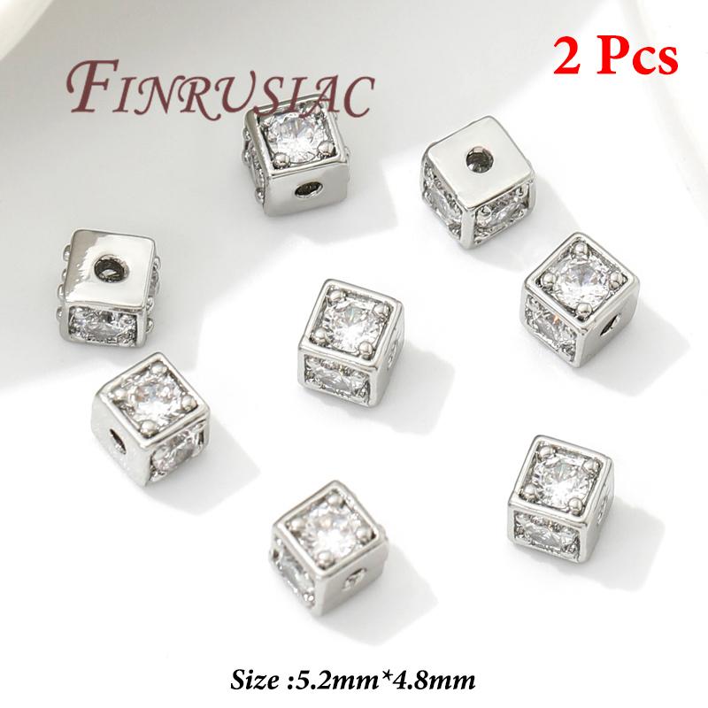 18K Gold Plated Metal Beads,Spacer Beads For Bracelets,Separator For Bead,DIY Jewelry Accessories,Necklace Bead Findings