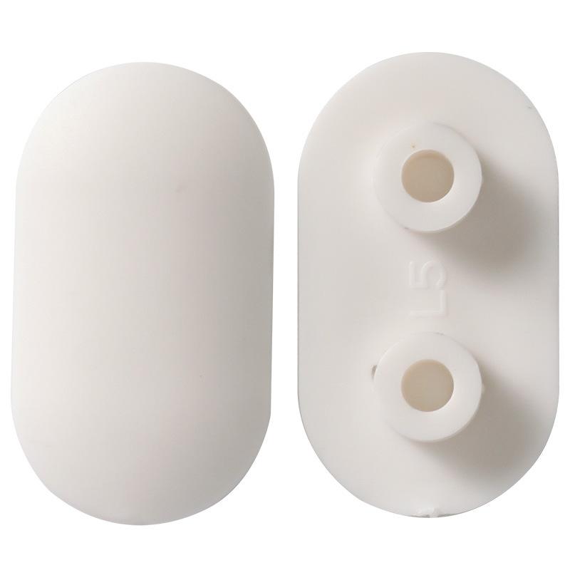White Old Toilet Seat Cover Toilet Board Buffer Shock-Absorbing Soft Rubber Gaskets Accessories Anti-Slip Silent Foot