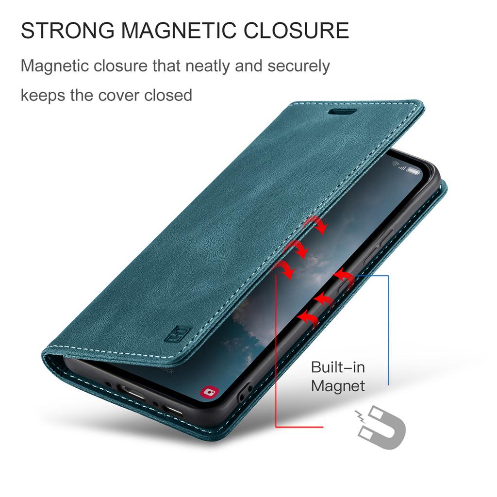 Premium Vintage Leather Wallet Case for Samsung Galaxy A15 4G/5G - RFID Protection Flip Cover with Card Slots, Shockproof Retro Style (4 Colors)