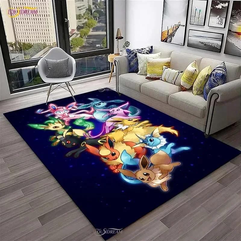 Pokemon Pikachu Κινούμενα Σχέδια Anime Χαριτωμένο Χαλί για Σαλόνι Υπνοδωμάτιο Χαλί Κουζίνας Πόρτας Παιδικό Αντιολισθητικό Πατάκι Δαπέδου Alfombra Δώρο Γενεθλίων