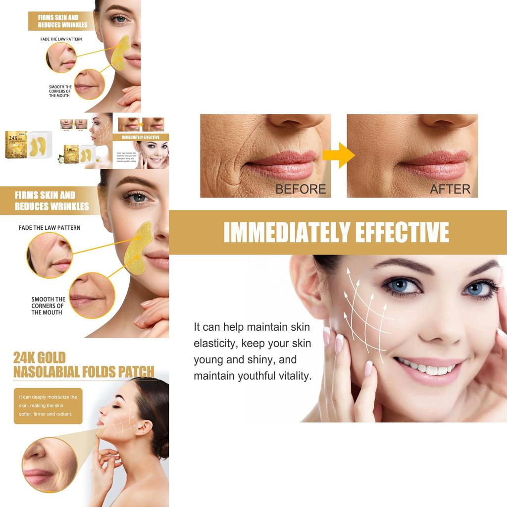 Eelhoe 24k Gold Anti-aging Patch For Fine Lines Nourishing Firming And Silky Smooth Skin