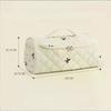 Hair Dryer Storage Bag, Large Capacity Portable Travel Storage Bag With Hooks, Quilted Design, For Hair Styling Tools