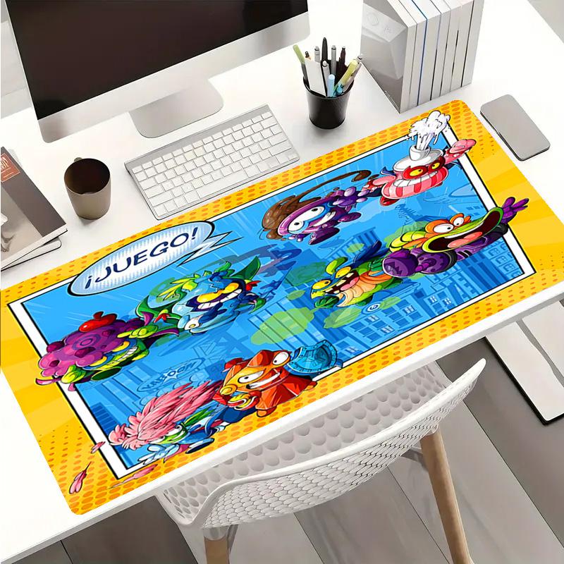 Superthings3 Mouse Pad - Non-Slip Rubber Base, Smooth Surface for Work,Gaming,Office,And Home Use, Desk Mouse Pad