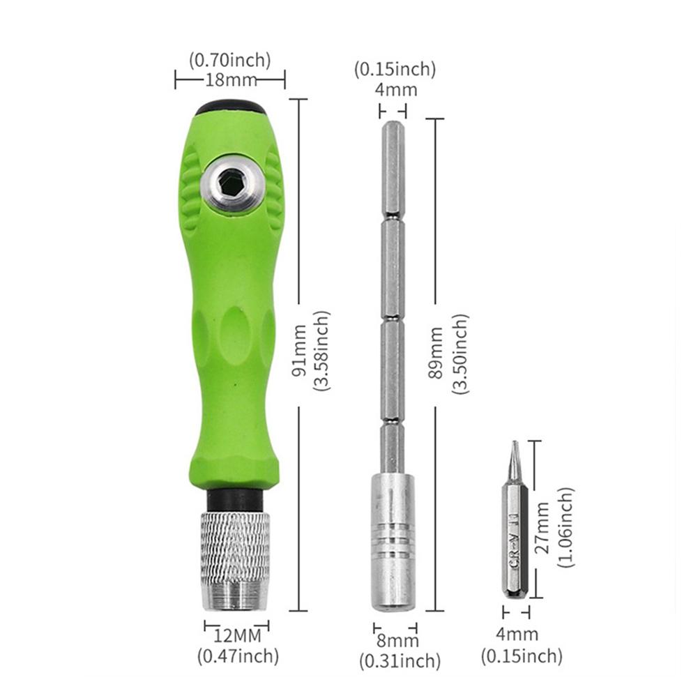 Schraubendreher-Set 32-teilig, zerlegbar, für Telefon, Laptop