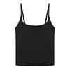 Korean Style Cotton Sling Vest with Built-In Bra - Backless Tube Top