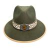 Men And Women Peach Top Western Cowboy Hat Style Jazz Hat Big Edge Top Hat