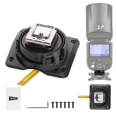 NEEWER Hot Shoe Replacement for Round Head Speedlite Hot Shoe Repair Part with Metal Contact Interface Z1-S Flash,