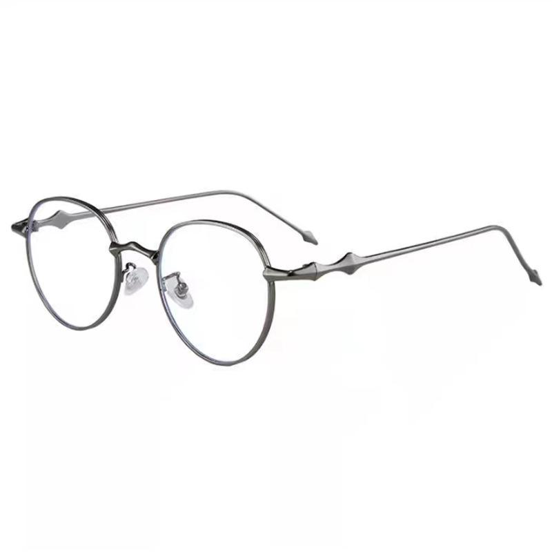 New Stylish Round Blue Light Blocking Glasses for Women High Quality Computer Eyeglasses Frame