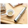 Stainless Steel Manual Spice Grinder With Press Action For Cooking And Kitchen Use
