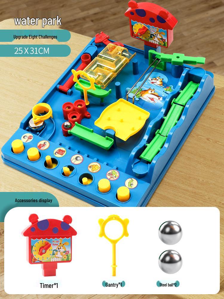 

Приключение в джунглях мраморный трек: Развивающая игрушка для мальчиков 3-6 лет