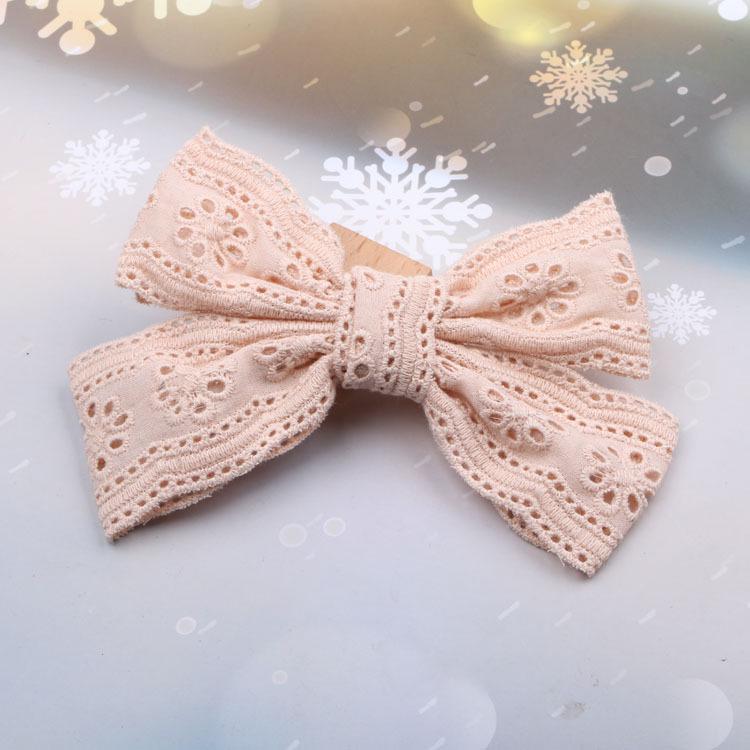 Kids' Lace Bow Hair Clip - Korean Style, Versatile DIY Accessory for Girls' Ponytails