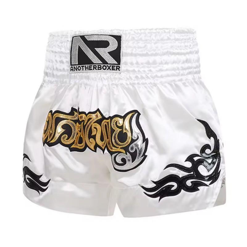 Men Women MMA Boxing Shorts Training Fight Pants Muay Thai Kickboxing Gym Workout Stretch Athletic Underwear