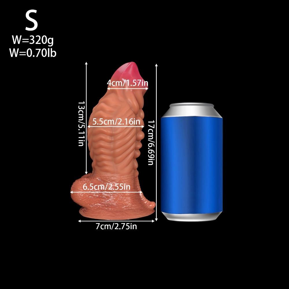 Riesiger Muskel-Dildo für Frauen Realistisches Silikon Erwachsenen-Sexspielzeug BDSM Masturbation