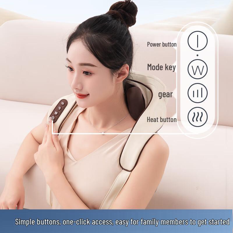 Electric Shoulder and Neck Kneading Massage Shawl