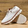 Herren Sommer atmungsaktive Sneaker Netz große Größe flacher Boden hundert Lauf Trendschuhe