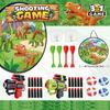 Dinosaur Dart Board Toys for Kids Sticky Balls Indoor Outdoor Games Dinosaur Birthday Party Supplies Stocking Stuffers for Boys
