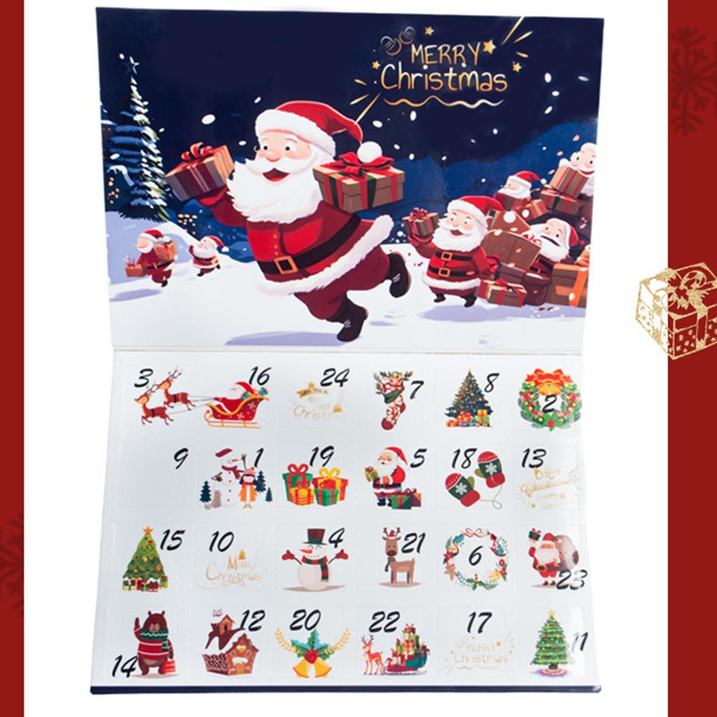 Christmas Arrival Calendar Box Box Snowflake Countdown Calendar Box