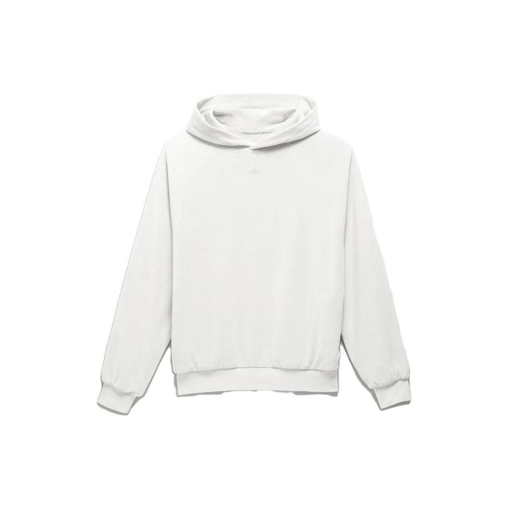 adidas Originals One Basketball Unisex Velour Hoodie Cloud White IA3457