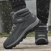 Men Boots Waterproof Winter Shoes Warm Plush Men Snow Boots Non-slip Winter Cotton Men's Ankle Winter Size 38-46