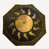 1pc Sun Symbol Automatic Umbrella | Portable Foldable 8-Rib Manual Open, Cute Birthday & Holiday Gift for Outdoor Yy260107087