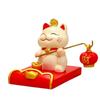 Chinese Style Lucky Cat Phone Holder Cute Cell Phone Bracket  Living Room Decoration
