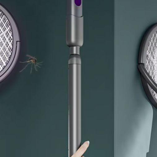 Rotating Head Electric Fly Swatter Rechargeable Fly Zapper 2 in 1 Fly Killer and Mosquito Trap Lamp for Indoor Outdoor