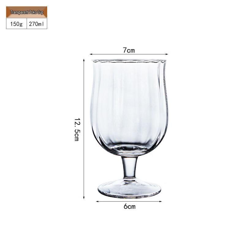 Shangqi Dazzling Ribbed Glass Tumbler