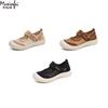 Fashion Women's Summer New Comfortable Lazy Casual Shoes with Anti-collision Toe Breathable Comfortable Velcro Versatile Women's Shoes
