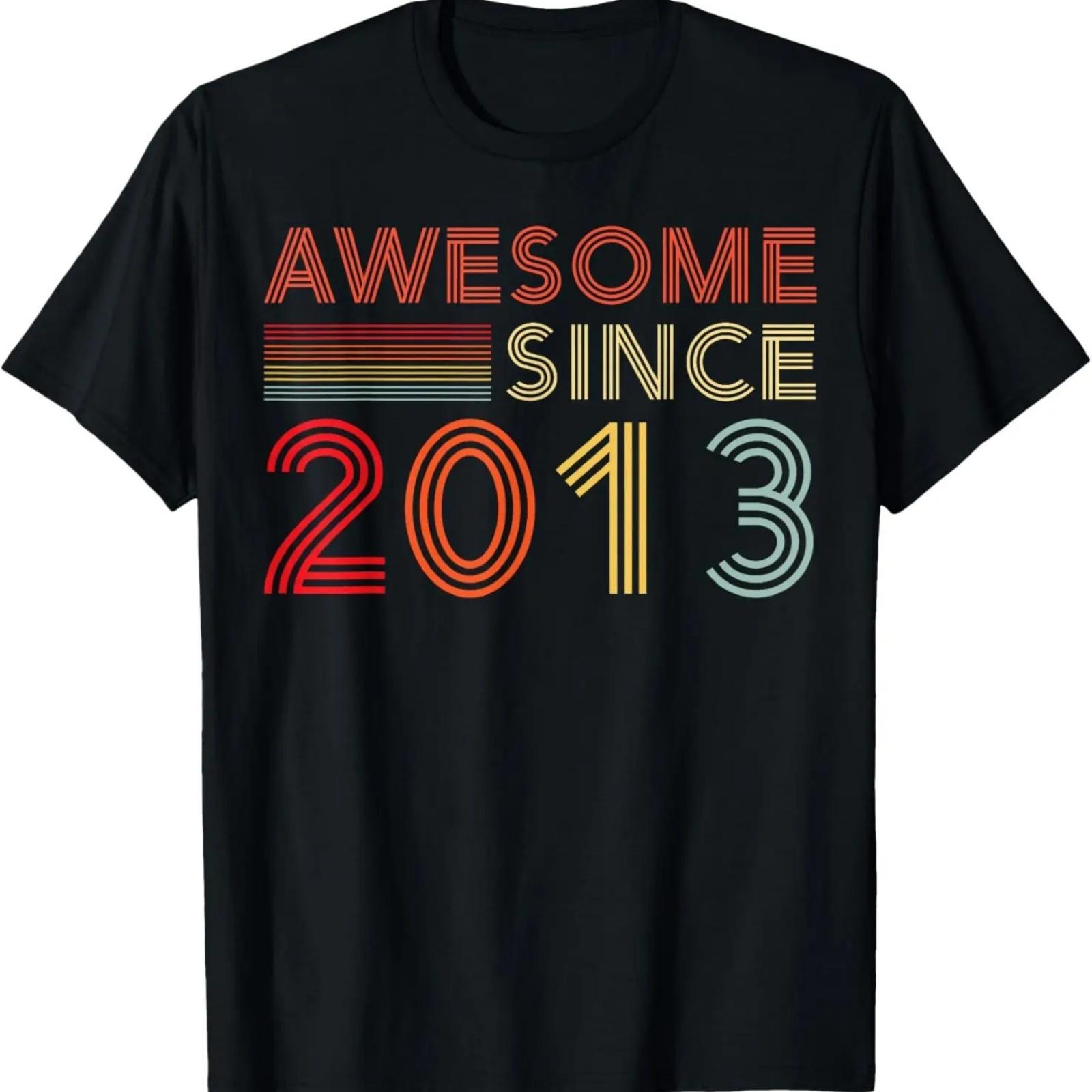 11yr BDay Son Boy Funny 2013 11th 11 Year Old Birthday T-Shirt Y2k Clothes Women Clothing Tee Shirt Femme Camisetas Mujer 82964 XXXXXL разноцветный