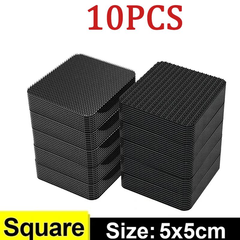 2/5/10Pcs Double Faced High Adhesive Car Carpet Pad Fixing Stickers Home Floor Anti Skid Fixed Patch Grip Tape Sticker