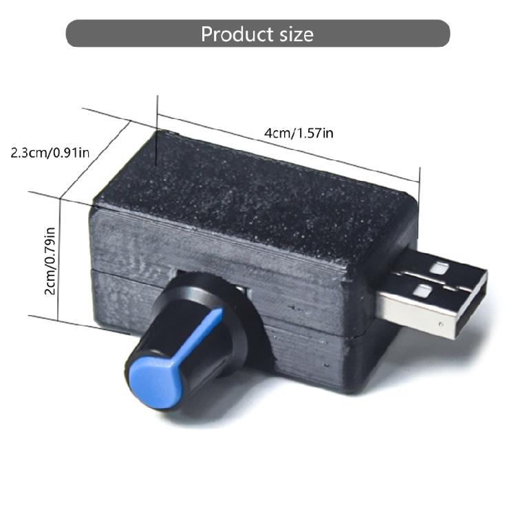 USB Fan Speed Regulators With Switches, 5V Power Compatible, for Customizable Cooling Experience
