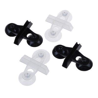 5-Piece Aquarium Fish Tank Separator Suction Cup Separator Plastic Sheet Rack Set