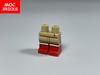 Non-Toxic 10Pcs/Lot Moc Bricks Pants Legs Printing Body Wear Compatible With Other Assembles Particles Toys Gifts