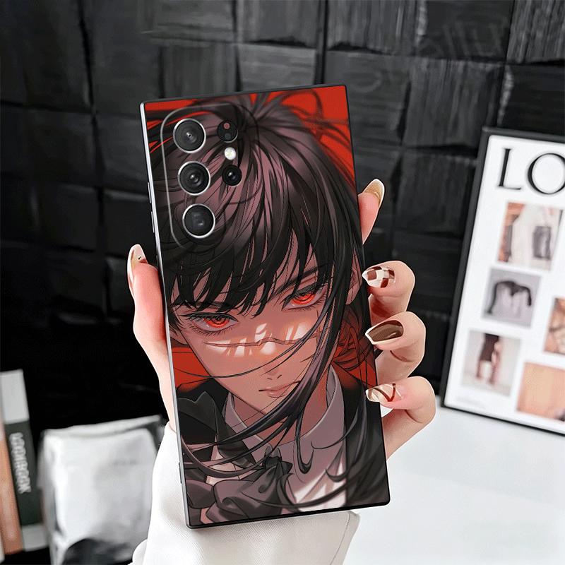

Anime Character Yoru War CSM Soft Phone Case for Samsung Galaxy S26 S25 Edge S24 Ultra S23 Plus S22 S21 FE S20 Black Cover Back Samsung S20 Plus