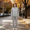 Unisex American Heavyweight Stand Collar Hoodie Jacket: Trendy Autumn/Winter Loose Fit