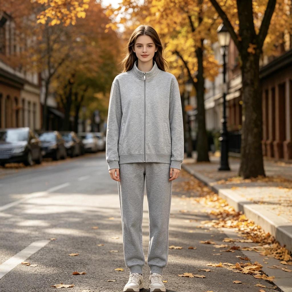 Unisex American Heavyweight Stand Collar Hoodie Jacket: Trendy Autumn/Winter Loose Fit