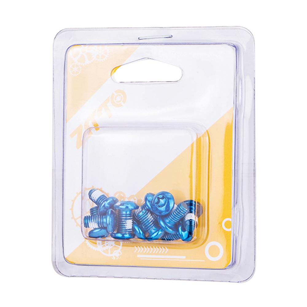ZTTO 12Pcs M5x10mm Bicycle Disc Screw Alloy Steel Mountain Bike Disc T25 Screws D