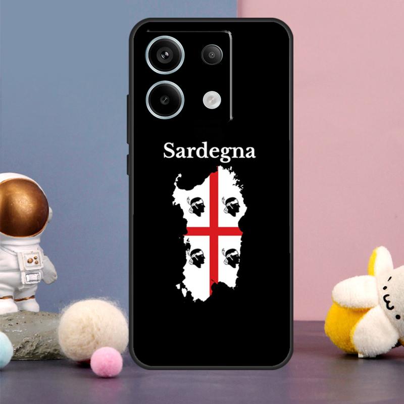 Flag of Sardinia Case For Xiaomi Redmi Note 9 10 11 12 13 Pro Plus 12S 11S 10S 9S Remdi 12 13 C 9C 10C Cover