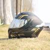 ORZ-991-Unisex Flip Up Motorcycle Helmet, Tough ABS Shell Dual Sun Visor, DOT Standard Impact Resistant Touring Helmet