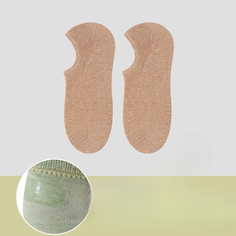 Female Summer Thin Pure Cotton Shallow Mouth Invisible Non Slip Not To Fall with The Boat Socks
